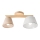 Lampadario a plafone ANTONIO 2xE14/40W/230V faggio