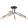 Lampadario a plafone ANYA 6xE27/15W/230V nero/oro