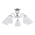 Lampadario a plafone ARIEL 5xE27/15W/230V cromo lucido