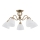 Lampadario a plafone ARIEL 5xE27/15W/230V oro