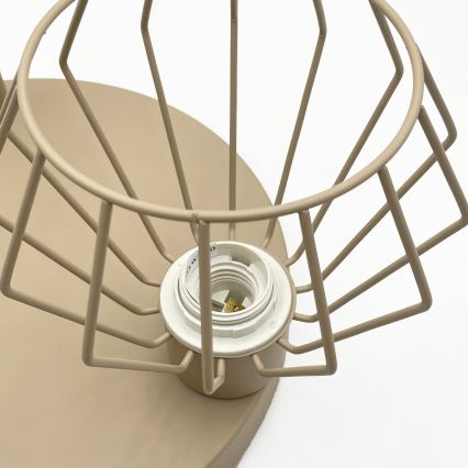 Lampadario a plafone AUDREY 3xE27/15W/230V beige