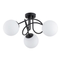Lampadario a plafone BANKO 3xE14/10W/230V nero