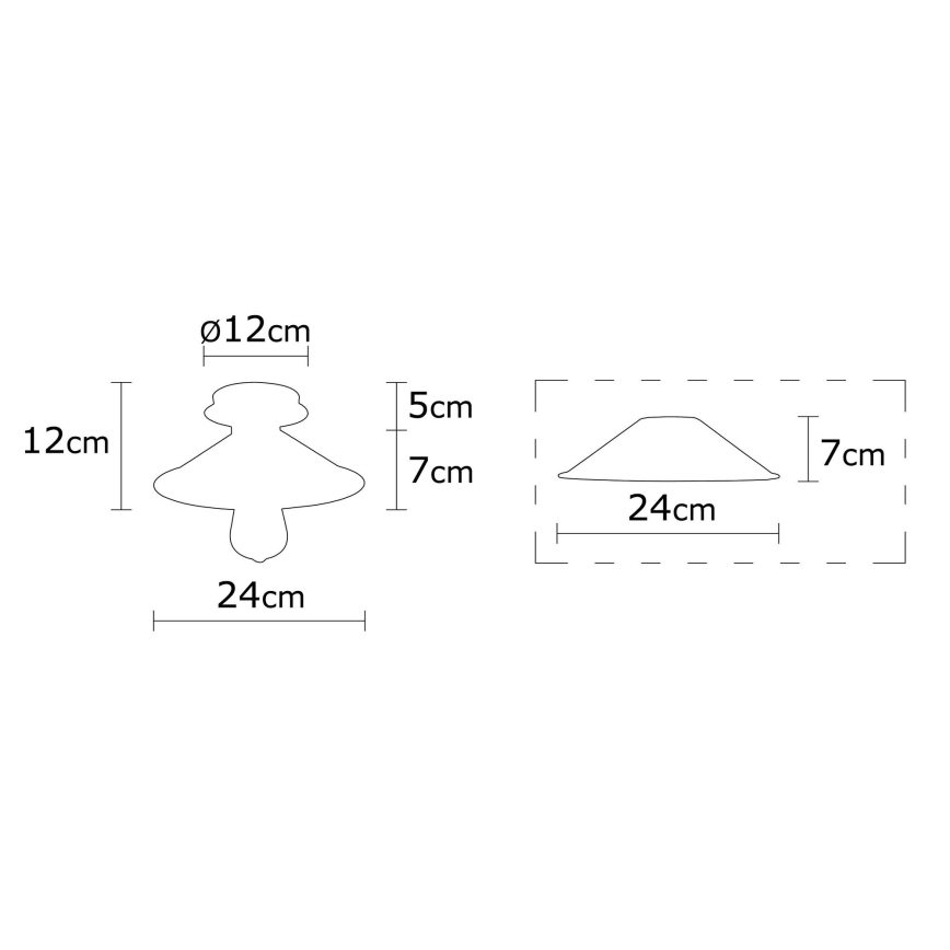 Lampadario a plafone BERCESTE 1xE27/40W/230V