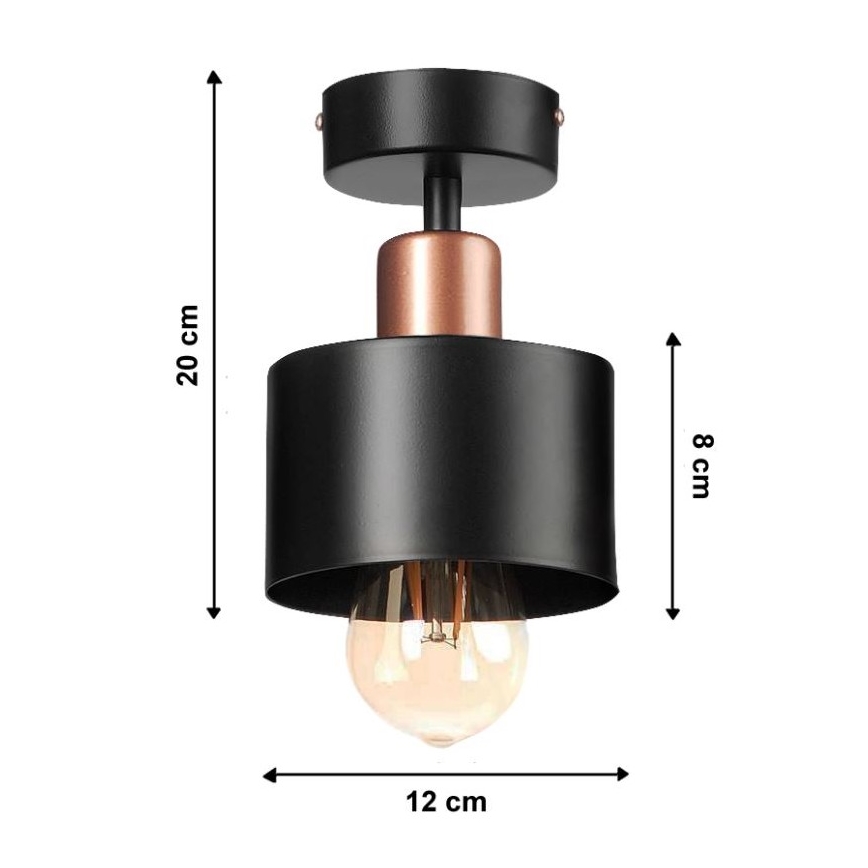 Lampadario a plafone BODO 1xE27/60W/230V