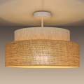 Lampadario a plafone BOHO 1xE27/60W/230V color crema/beige