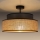 Lampadario a plafone BOHO 1xE27/60W/230V diametro 40 cm marrone/beige