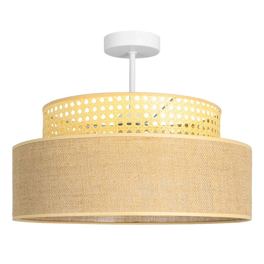 Lampadario a plafone BOHO 1xE27/60W/230V rattan