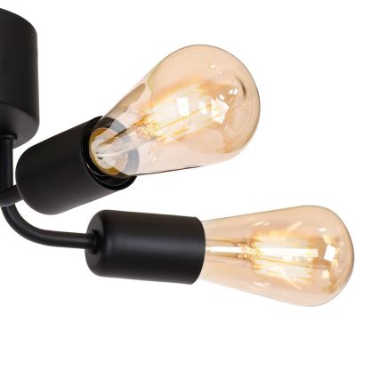 Lampadario a plafone BRENDA 5xE27/60W/230V nero