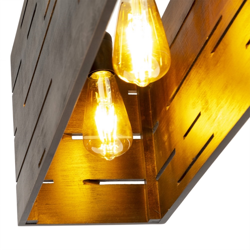 Lampadario a plafone CUBO 3xE27/60W/230V