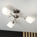 Lampadario a plafone DONNA 3xE27/60W/230V nichel