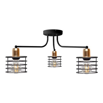 Lampadario a plafone EDISON 3xE27/15W/230V