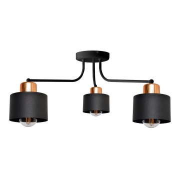 Lampadario a plafone EDISON 3xE27/15W/230V