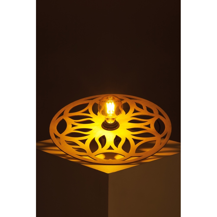 Lampadario a plafone FALCO 1xE27/60W/230V diametro 40 cm beige