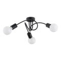 Lampadario a plafone FARTA 3xE27/15W/230V nero