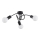 Lampadario a plafone FARTA 3xE27/15W/230V nero