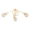 Lampadario a plafone FARTA 3xE27/60W/230V oro