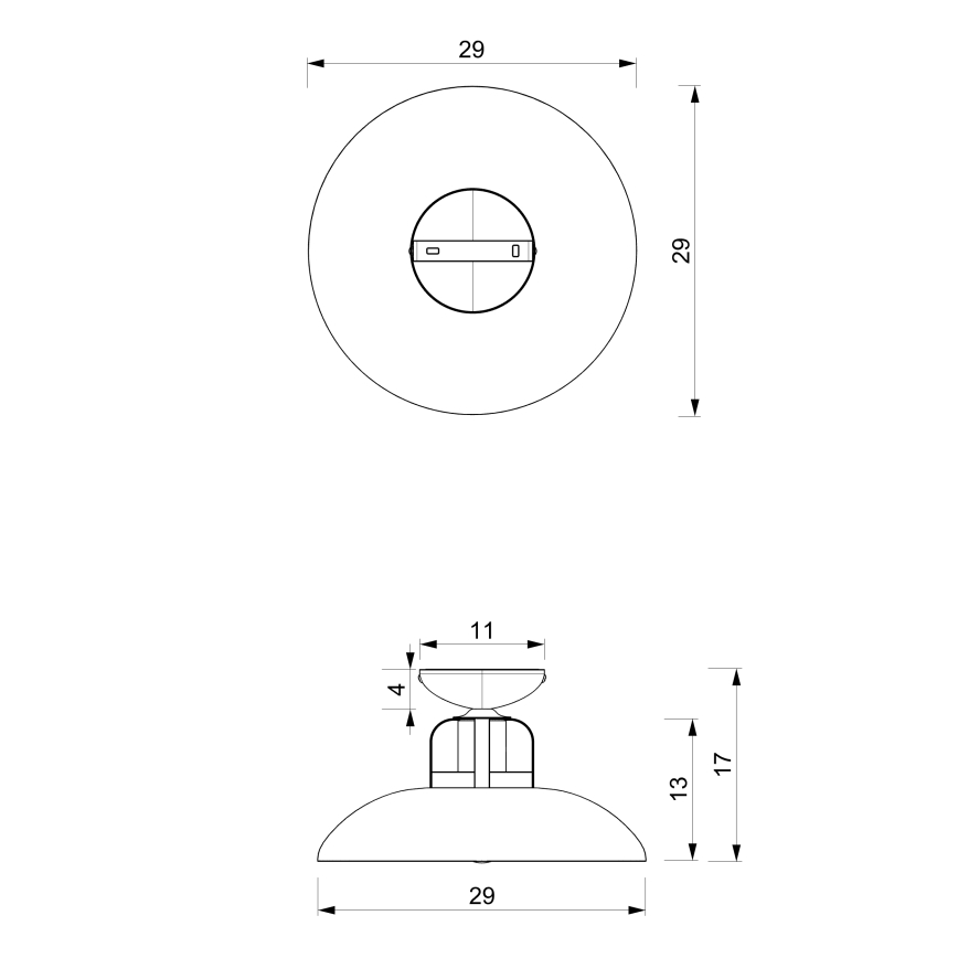 Lampadario a plafone FELIX 1xE27/60W/230V blu