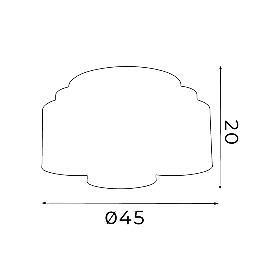Lampadario a plafone FRODI 3xE27/60W/230V nero