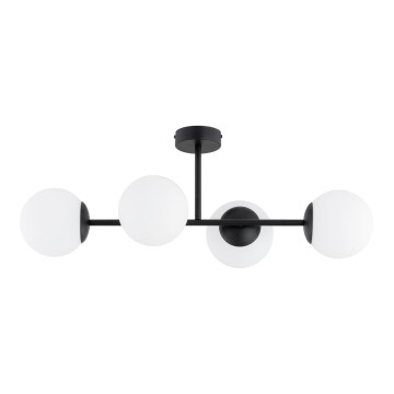 Lampadario a plafone GLORENA 4xE14/10W/230V nero