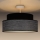 Lampadario a plafone GRACE 1xE27/60W/230V nero/grigio