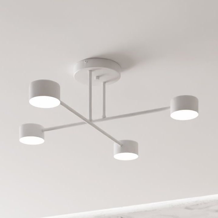 Lampadario a plafone HALO 4xGX53/10W/230V bianco