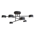 Lampadario a plafone HALO 6xGX53/8W/230V nero