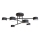 Lampadario a plafone HALO 6xGX53/8W/230V nero