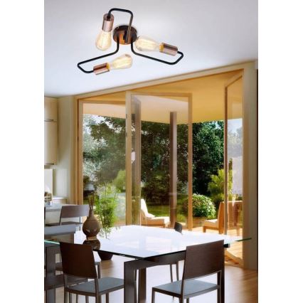 Lampadario a plafone HERPE 3xE27/60W/230V