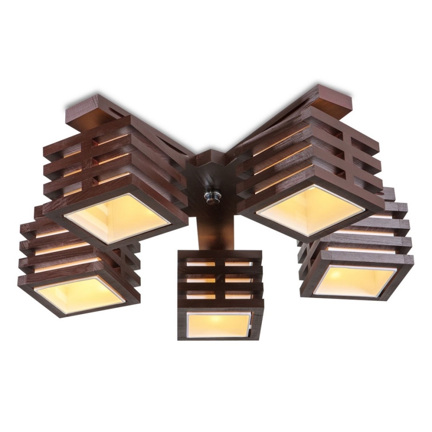 Lampadario a plafone HOUSTON 5xE27/40W/230V