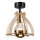 Lampadario a plafone LANDO 1xE27/15W/230V diametro 21 cm faggio