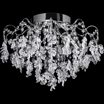 Lampadario a plafone LED 5xE27/60W/230V + 5xLED/3W diametro 50 cm oro