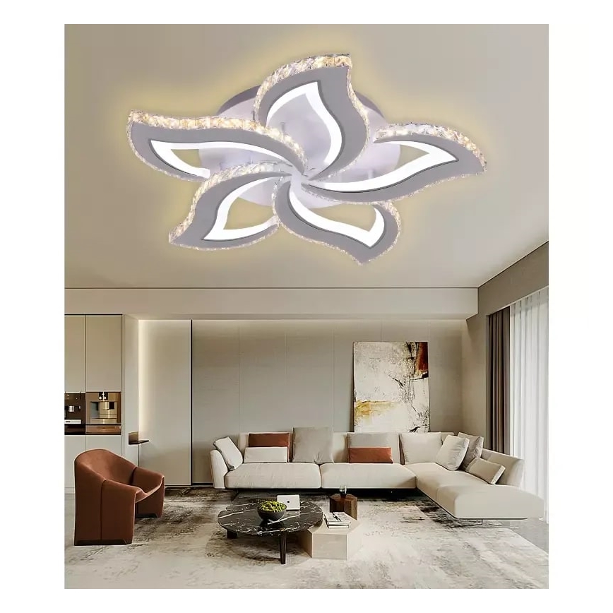 Lampadario a plafone LED dimmerabile LED/100W/230V 3000-6500K + telecomando