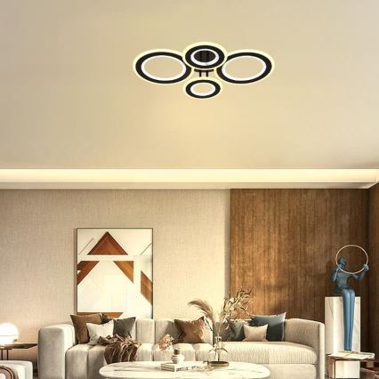 Lampadario a plafone LED dimmerabile LED/100W/230V 3000-6500K + telecomando