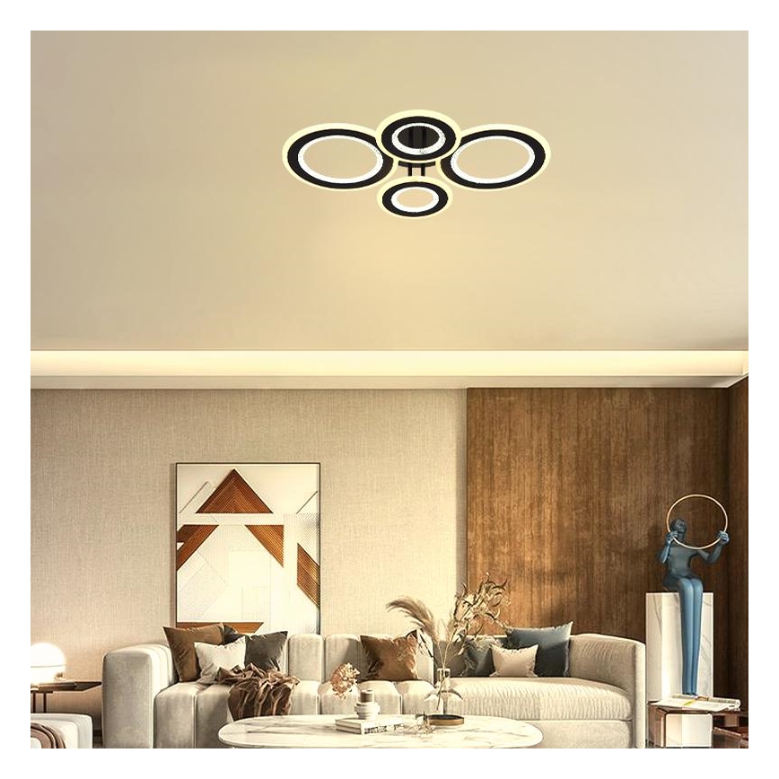 Lampadario a plafone LED dimmerabile LED/100W/230V 3000-6500K + telecomando