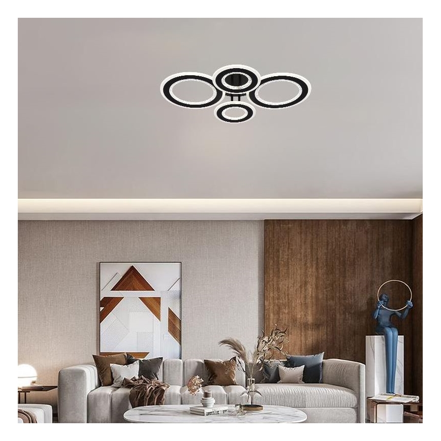 Lampadario a plafone LED dimmerabile LED/100W/230V 3000-6500K + telecomando