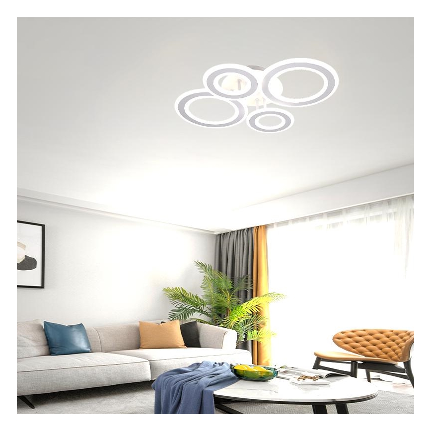 Lampadario a plafone LED dimmerabile LED/100W/230V 3000-6500K + telecomando