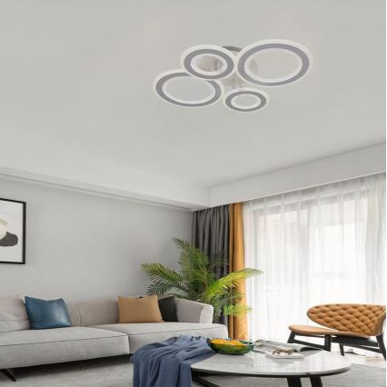 Lampadario a plafone LED dimmerabile LED/100W/230V 3000-6500K + telecomando
