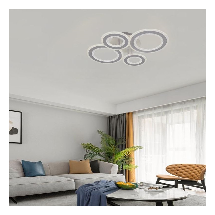 Lampadario a plafone LED dimmerabile LED/100W/230V 3000-6500K + telecomando