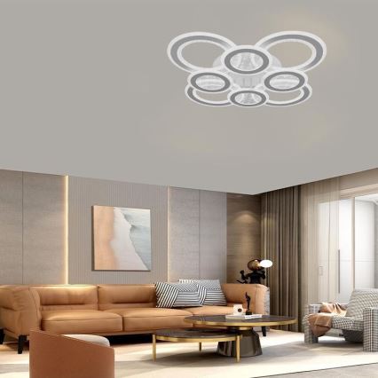 Lampadario a plafone LED dimmerabile LED/200W/230V 3000-6500K + telecomando