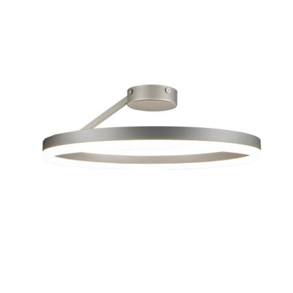 Lampadario a plafone LED dimmerabile LED/40W/230V 3000-6500K cromo opaco + telecomando