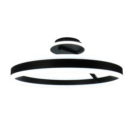 Lampadario a plafone LED dimmerabile LED/86W/230V 3000-6500K nero + telecomando