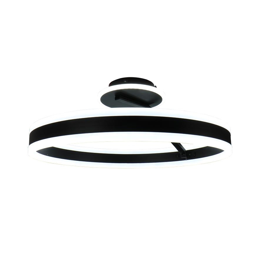 Lampadario a plafone LED dimmerabile LED/86W/230V 3000-6500K nero + telecomando