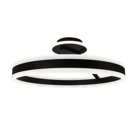 Lampadario a plafone LED dimmerabile LED/86W/230V 3000-6500K nero + telecomando