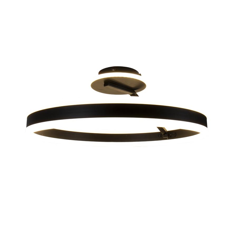 Lampadario a plafone LED dimmerabile LED/86W/230V 3000-6500K nero + telecomando