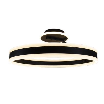 Lampadario a plafone LED dimmerabile LED/86W/230V 3000-6500K nero + telecomando
