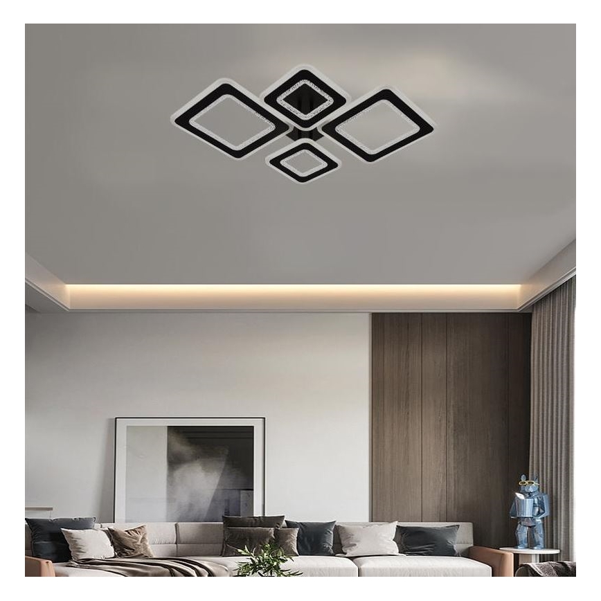 Lampadario a plafone LED dimmerabile LED/95W/230V 3000-6500K + telecomando