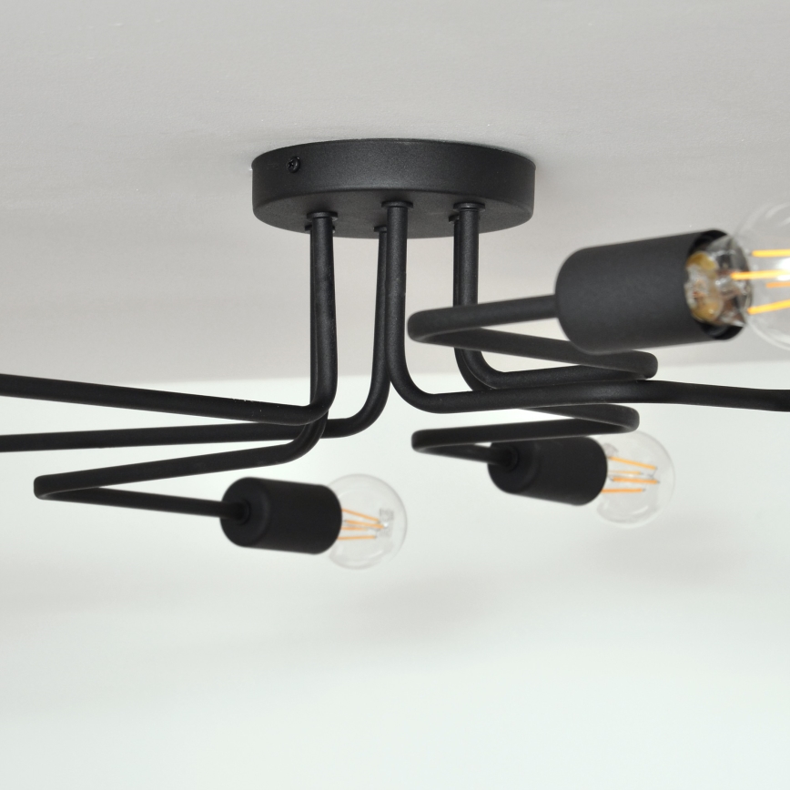 Lampadario a plafone LED TUBE 6xE27/15W/230V