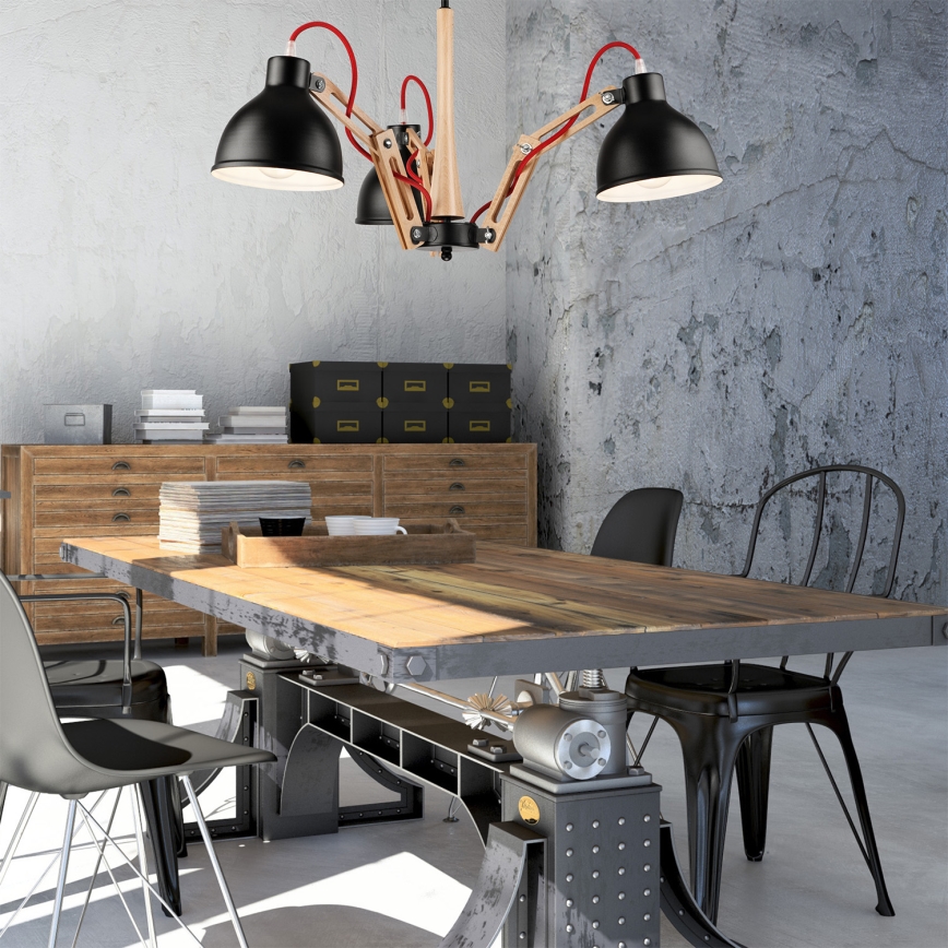 Lampadario a plafone MARCELLO 3xE27/60W/230V