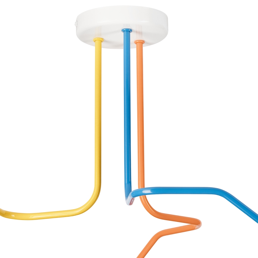 Lampadario a plafone MATYLDA 3xE27/60W/230V colorato