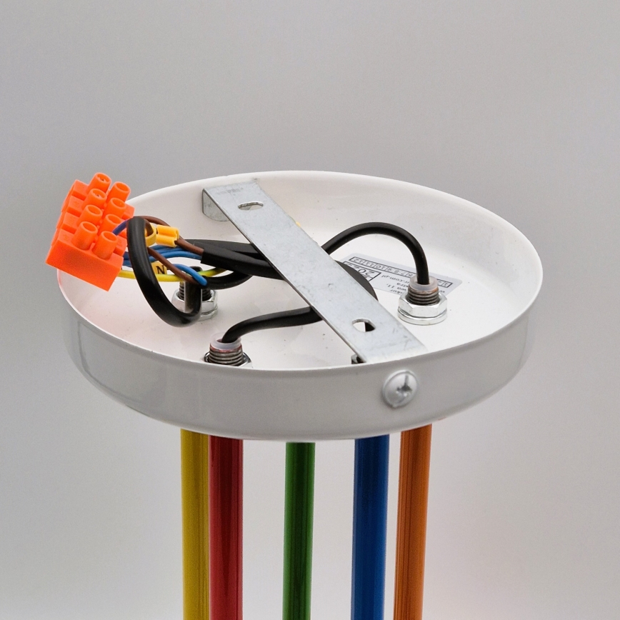 Lampadario a plafone MATYLDA 5xE27/60W/230V colorato